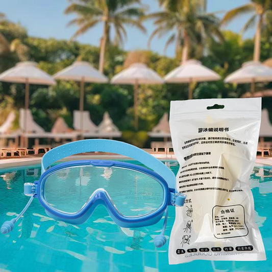 Anti-fog Waterproof Swimming Goggles Quality HD Swimming Equipment Large Frame Swimming Goggles Adult Children Swimming Goggles