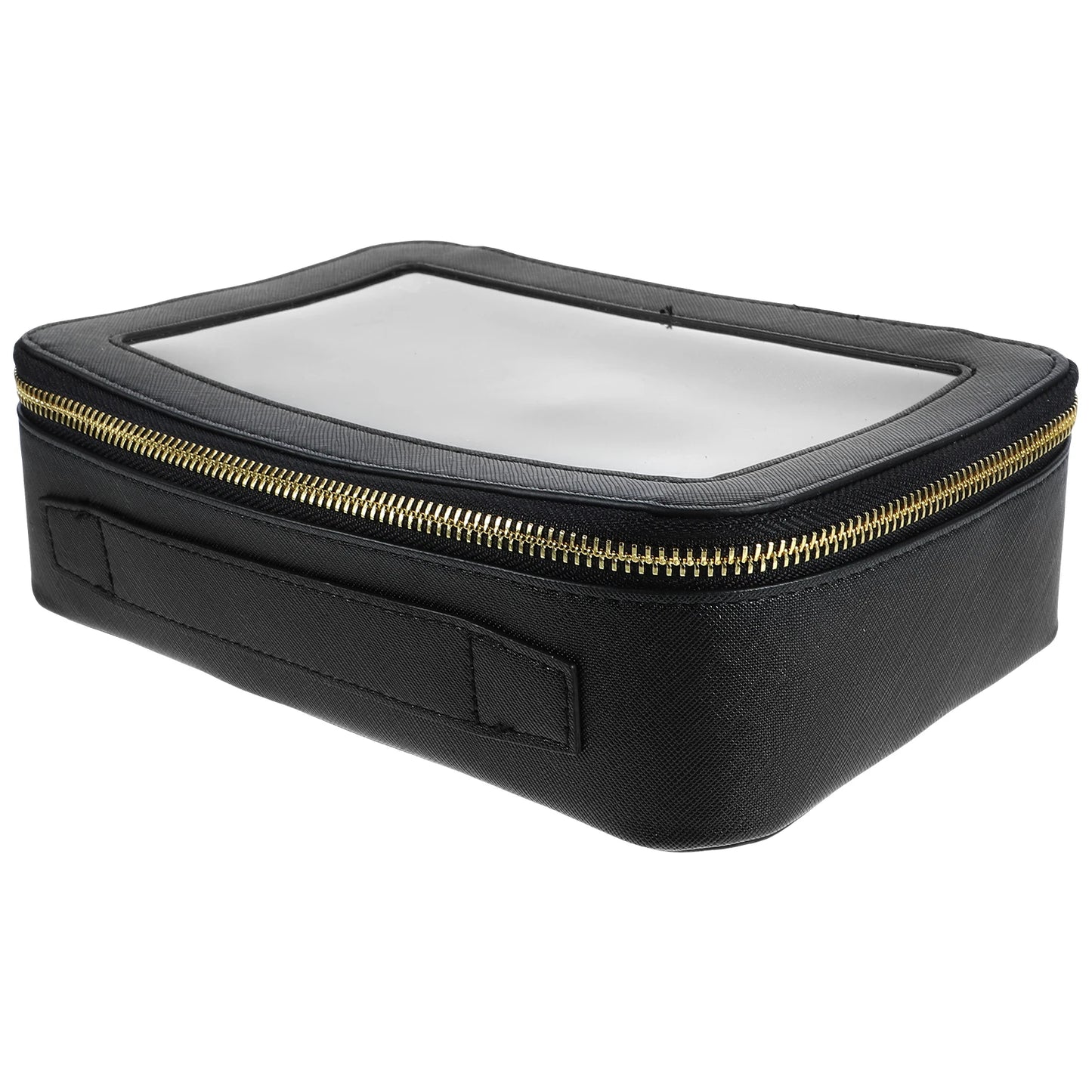 Travel Makeup Bag Clear Storage Pouch Reinforced Seams Leak Proof PVC Transparent Zipper Toiletries Organizer For Women