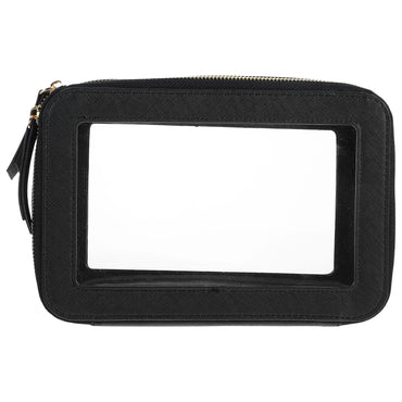 Travel Makeup Bag Clear Storage Pouch Reinforced Seams Leak Proof PVC Transparent Zipper Toiletries Organizer For Women