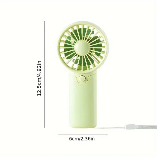 Protable Mini Fan Convenient Creative Small Fan Handheld Pocket Hand-held Fan Lightweight Adjustable Cute Small Fa