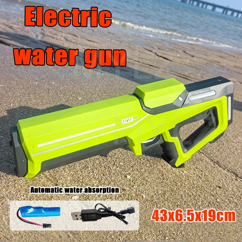 Automatic Water High Pressure Electric Water Gun Toys for Kids Summer Outdoor Pool Fight Games Children Water Toys Gift