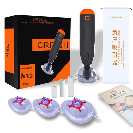 First Aid Anti Choking Rescue Device Automatic for Adults Kids Home Choking Device Emergency Sucker CPR Machine Anti-choking