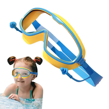 Kids Swim Goggles Continuous Swimming Glasses Anti-Fog Kids Goggles No Leakage Swim Glasses for More Than 3 Years Old Teens