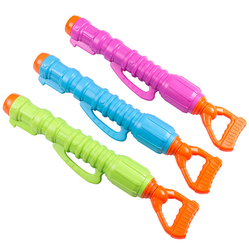 Toy Water Gun Children's Pull-out Drifting Water Gun Toy Stainless Steel Water Gun Wholesale Stall Water Pumping Toy