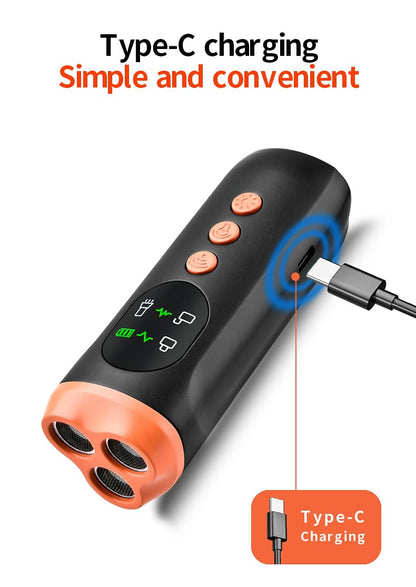 Tsarasi Stop Dog Barking with Ultrasonic Deterrent Safe, Humane, Rechargeable Bark Control Device for Indoor & Outdoor Behavior Correction, Compact & Easy to Use