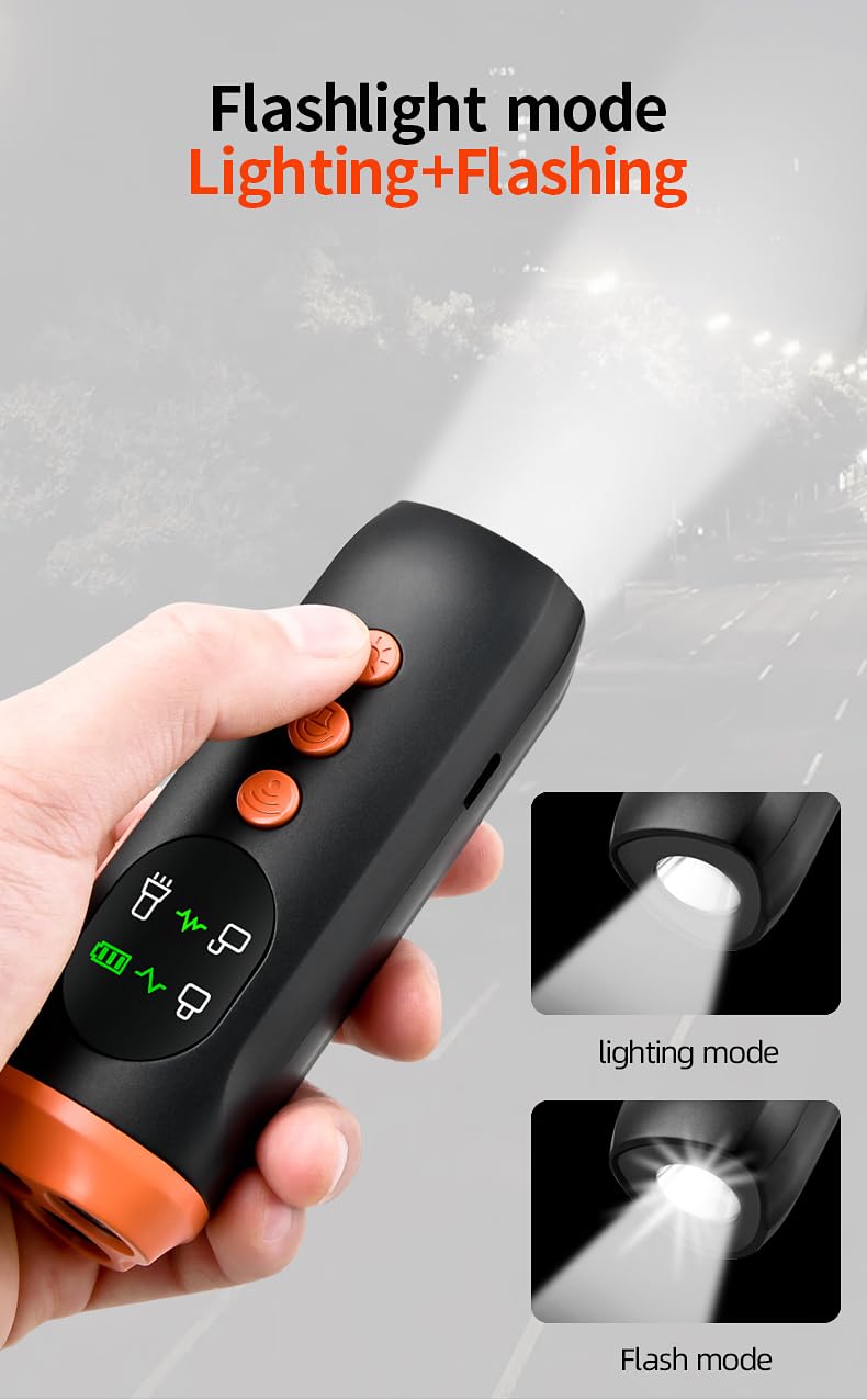 Tsarasi Stop Dog Barking with Ultrasonic Deterrent Safe, Humane, Rechargeable Bark Control Device for Indoor & Outdoor Behavior Correction, Compact & Easy to Use