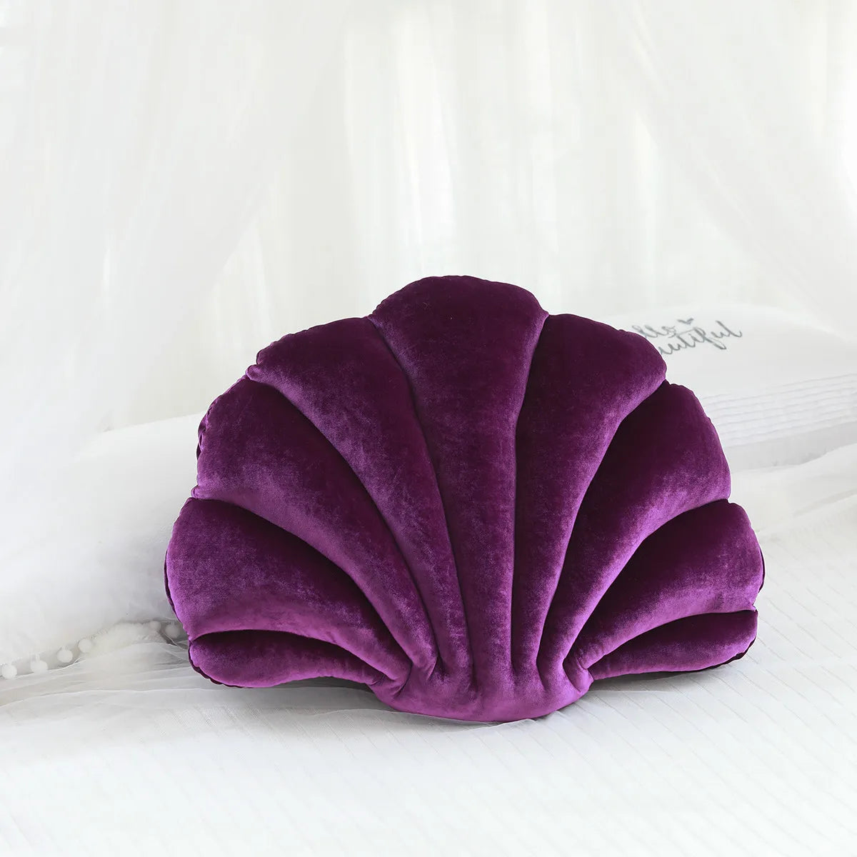 Fairy Home Luxury Decor Shell Pillow princess's Fantastic Velvet Pillow Sea Shell Home Decor Bed Sofa Cushion Decoration Gift
