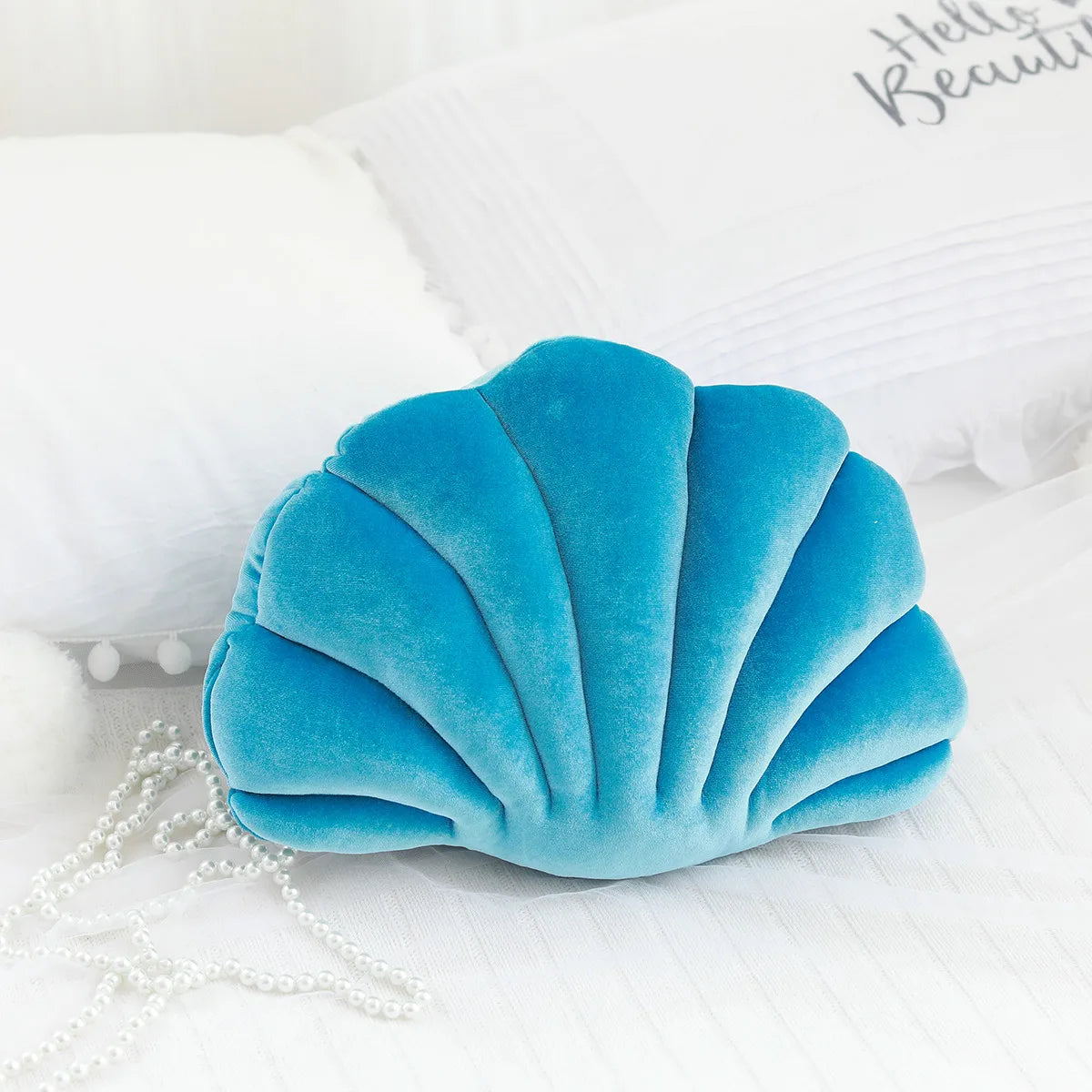Fairy Home Luxury Decor Shell Pillow princess's Fantastic Velvet Pillow Sea Shell Home Decor Bed Sofa Cushion Decoration Gift