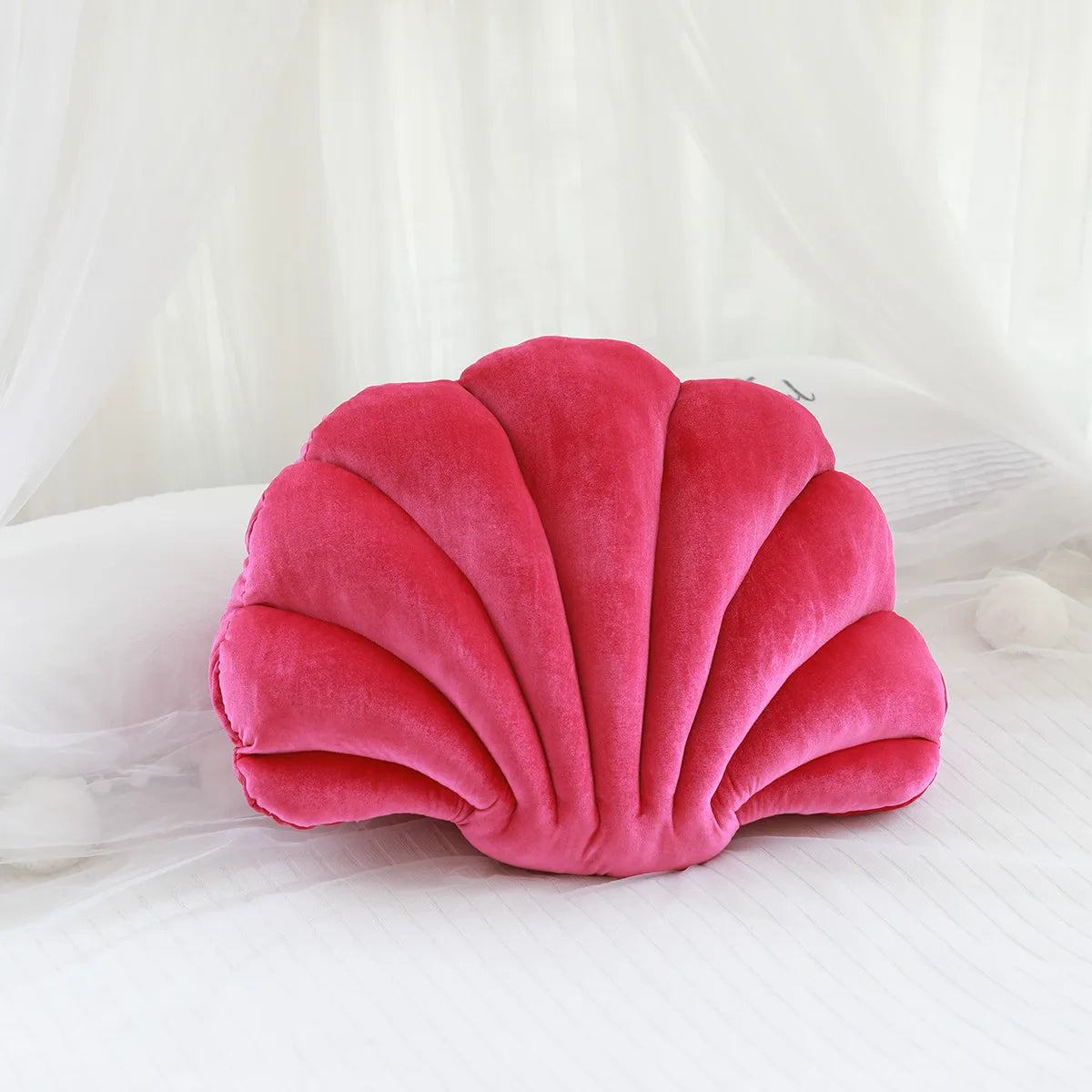Fairy Home Luxury Decor Shell Pillow princess's Fantastic Velvet Pillow Sea Shell Home Decor Bed Sofa Cushion Decoration Gift