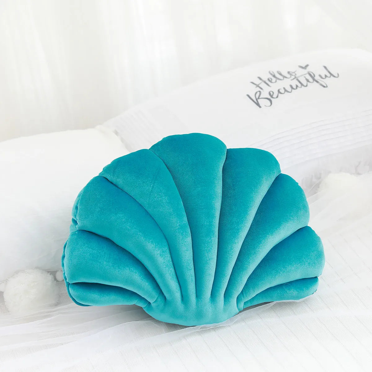 Fairy Home Luxury Decor Shell Pillow princess's Fantastic Velvet Pillow Sea Shell Home Decor Bed Sofa Cushion Decoration Gift