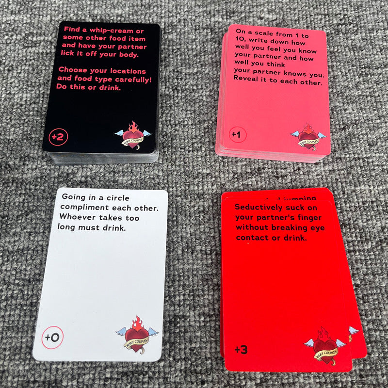 Foreign Trade Best-selling English Version Couple Dialogue Game Card Charmky Couples Monster Couple Card Toy