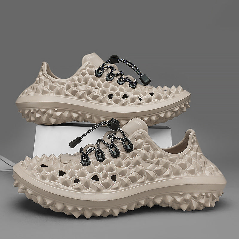 Fashionable Non-Slip Beach Sandals for Men – Summer-Ready with Distinctive Durian Hole