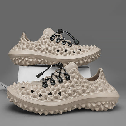 Fashionable Non-Slip Beach Sandals for Men – Summer-Ready with Distinctive Durian Hole