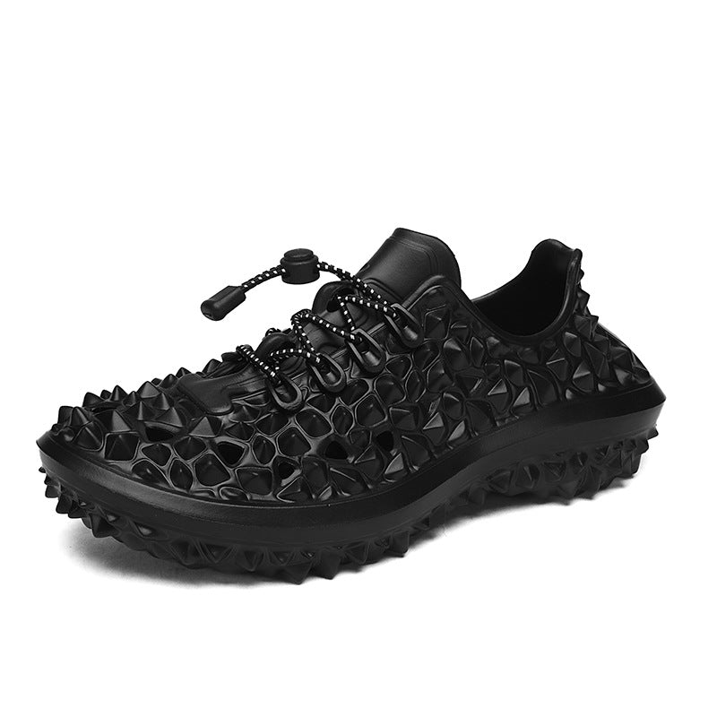 Fashionable Non-Slip Beach Sandals for Men – Summer-Ready with Distinctive Durian Hole