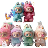 LABUBU Bubble Special Three-generation Vinyl Plush Doll Pendant Cute Doll Pull Cloth Blind Box Women