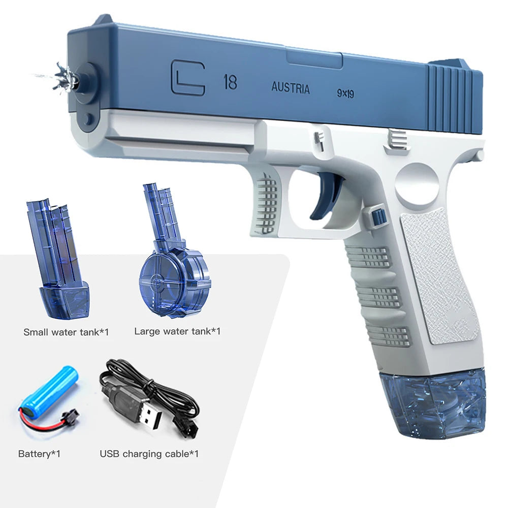 M416 Water Gun Fully Automatic Shooting Toy Summer M416 Water Gun Battle Beach Outdoor Entertainment Children's and Adult Toys