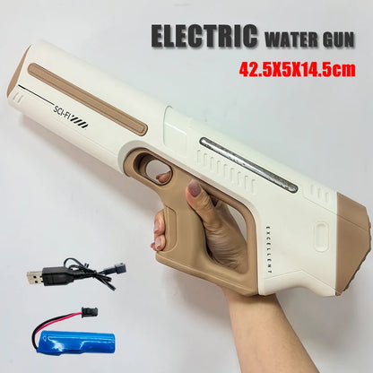 Automatic Water High Pressure Electric Water Gun Toys for Kids Summer Outdoor Pool Fight Games Children Water Toys Gift