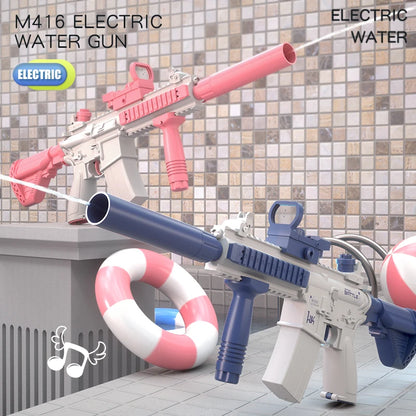 M416 Water Gun Fully Automatic Shooting Toy Summer M416 Water Gun Battle Beach Outdoor Entertainment Children's and Adult Toys