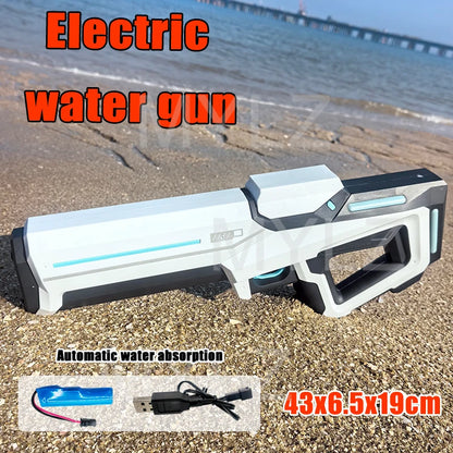 Automatic Water High Pressure Electric Water Gun Toys for Kids Summer Outdoor Pool Fight Games Children Water Toys Gift