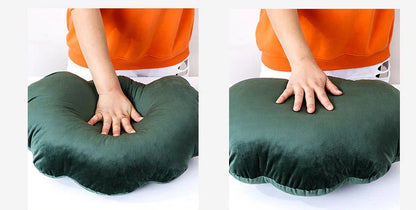 Dutch Velvet Shell Cushion Light Luxury INS Solid Color Pillow for Home Sofa with Skin-friendly and Waist-supporting Design