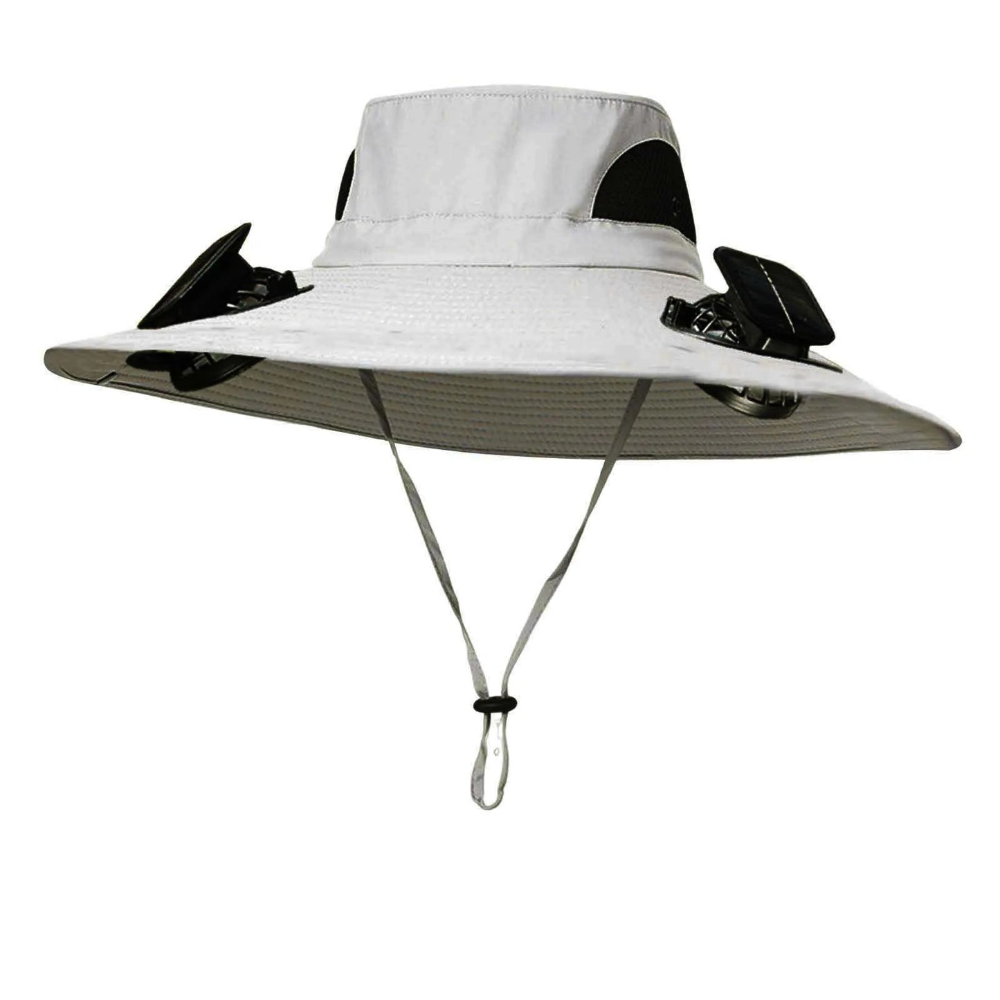 Solar Fan Hat For Men Summer Outdoor Working Fishing Sunshade Fisherman Hat Mens Solar Usb Charging Powered Visors Wide Brim Hat