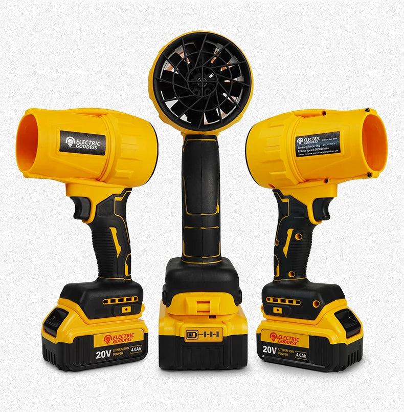 For Dewalt 20v Battery Brushless Turbo Blower Air Gun Cordless Blower Battery Set Dust Blowing Tool Clean Computer Clean Car