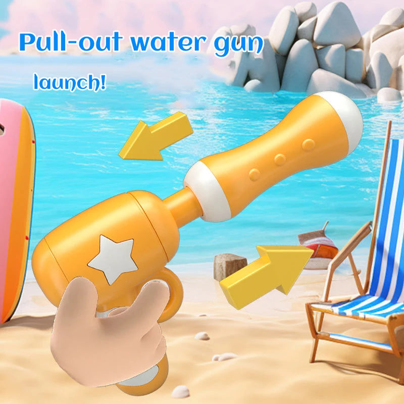 Children Backpack Water Gun Toys Summer Water Gun Outdoor Beach Water Gun Toys Parent-Child Interaction Fight Water Gun Toy Gift