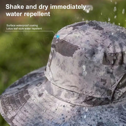 Anti-UV 2 Fans Hat Solar Charging &Air Cooling Fan Sun Hat Wide Brim Bucket Hat For Fisherman 2025 Men Hat Summer Cooler Sun Cap