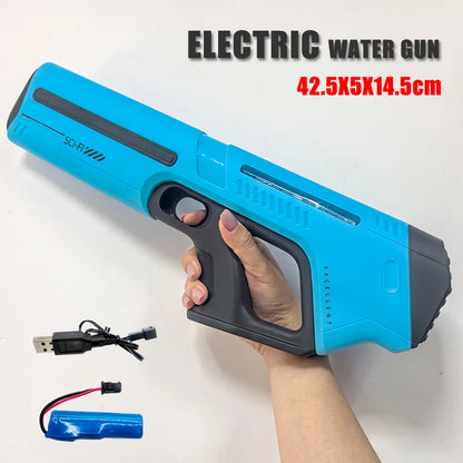 Automatic Water High Pressure Electric Water Gun Toys for Kids Summer Outdoor Pool Fight Games Children Water Toys Gift