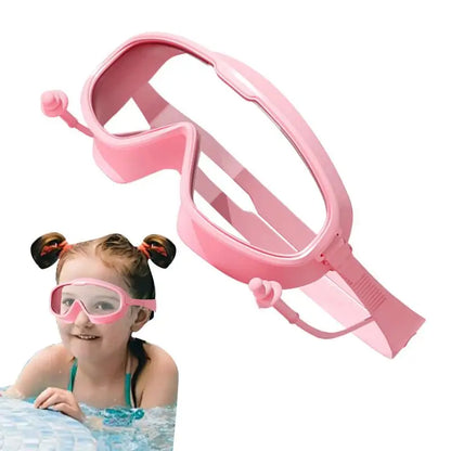 Kids Swim Goggles Continuous Swimming Glasses Anti-Fog Kids Goggles No Leakage Swim Glasses for More Than 3 Years Old Teens