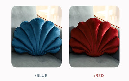 Dutch Velvet Shell Cushion Light Luxury INS Solid Color Pillow for Home Sofa with Skin-friendly and Waist-supporting Design
