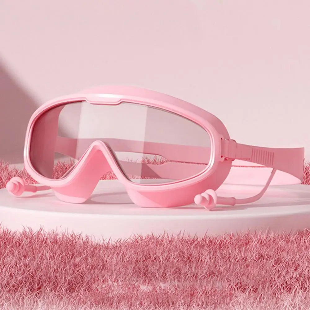 Kids Swim Goggles Continuous Swimming Glasses Anti-Fog Kids Goggles No Leakage Swim Glasses for More Than 3 Years Old Teens