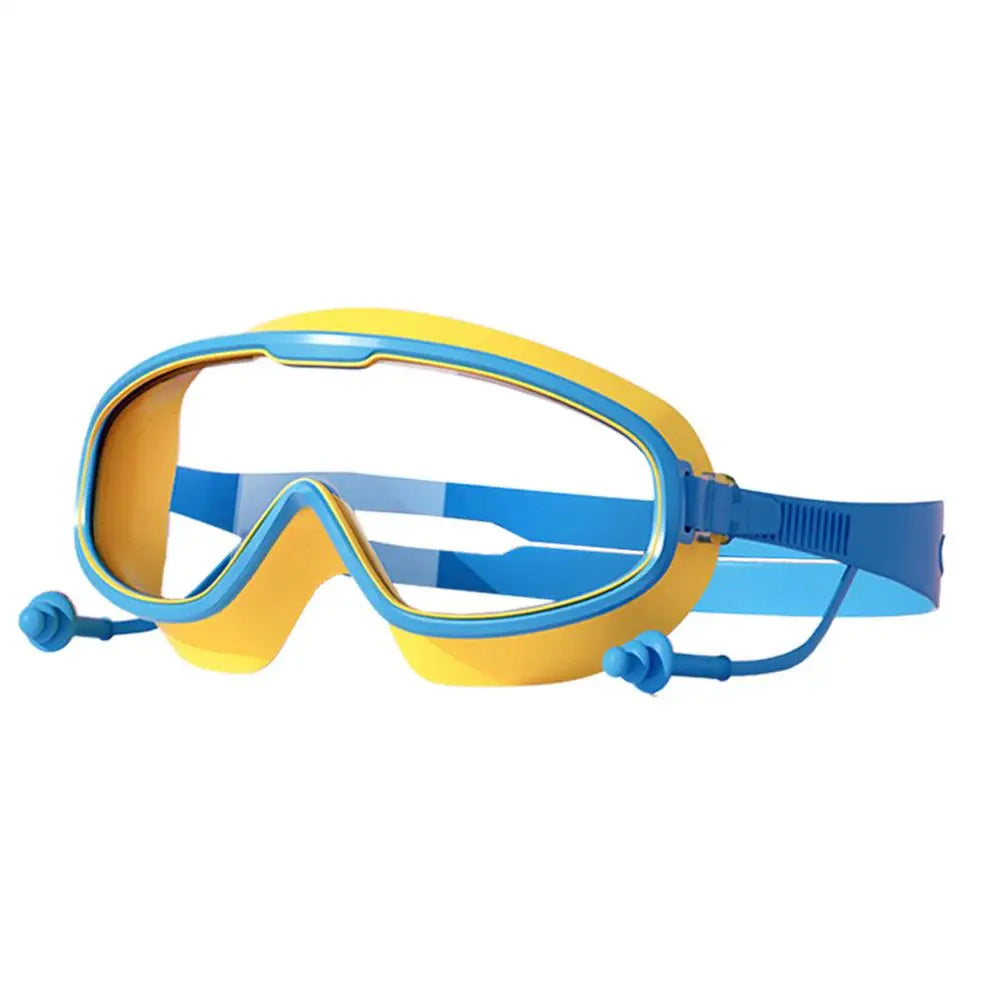Kids Swim Goggles Continuous Swimming Glasses Anti-Fog Kids Goggles No Leakage Swim Glasses for More Than 3 Years Old Teens