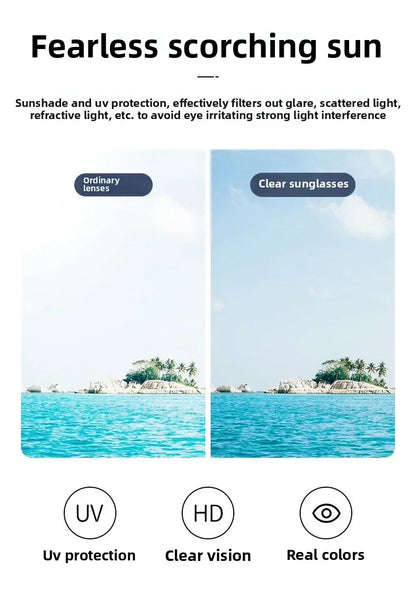 New Summer Manual ND9 Gear Rotating Adjustable Brightness Sunglasses Polarized Sun Protection and UV400 Protection Sunglasses