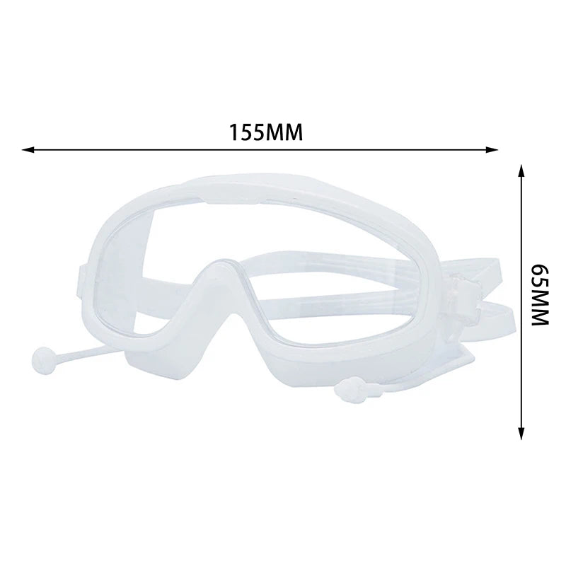 Anti-fog Waterproof Swimming Goggles Quality HD Swimming Equipment Large Frame Swimming Goggles Adult Children Swimming Goggles
