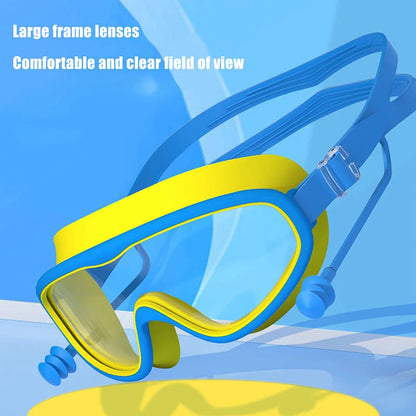 Anti-fog Waterproof Swimming Goggles Quality HD Swimming Equipment Large Frame Swimming Goggles Adult Children Swimming Goggles