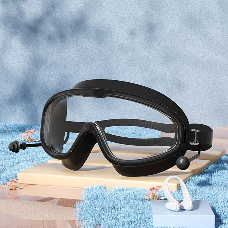 Anti-fog Waterproof Swimming Goggles Quality HD Swimming Equipment Large Frame Swimming Goggles Adult Children Swimming Goggles