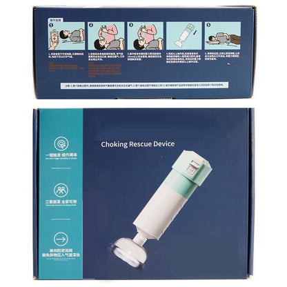 First Aid Anti Choking Rescue Device Automatic for Adults Kids with 3 Different Sizes Masks Home Airway Assist Emergency Kit