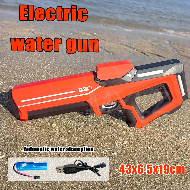 Automatic Water High Pressure Electric Water Gun Toys for Kids Summer Outdoor Pool Fight Games Children Water Toys Gift
