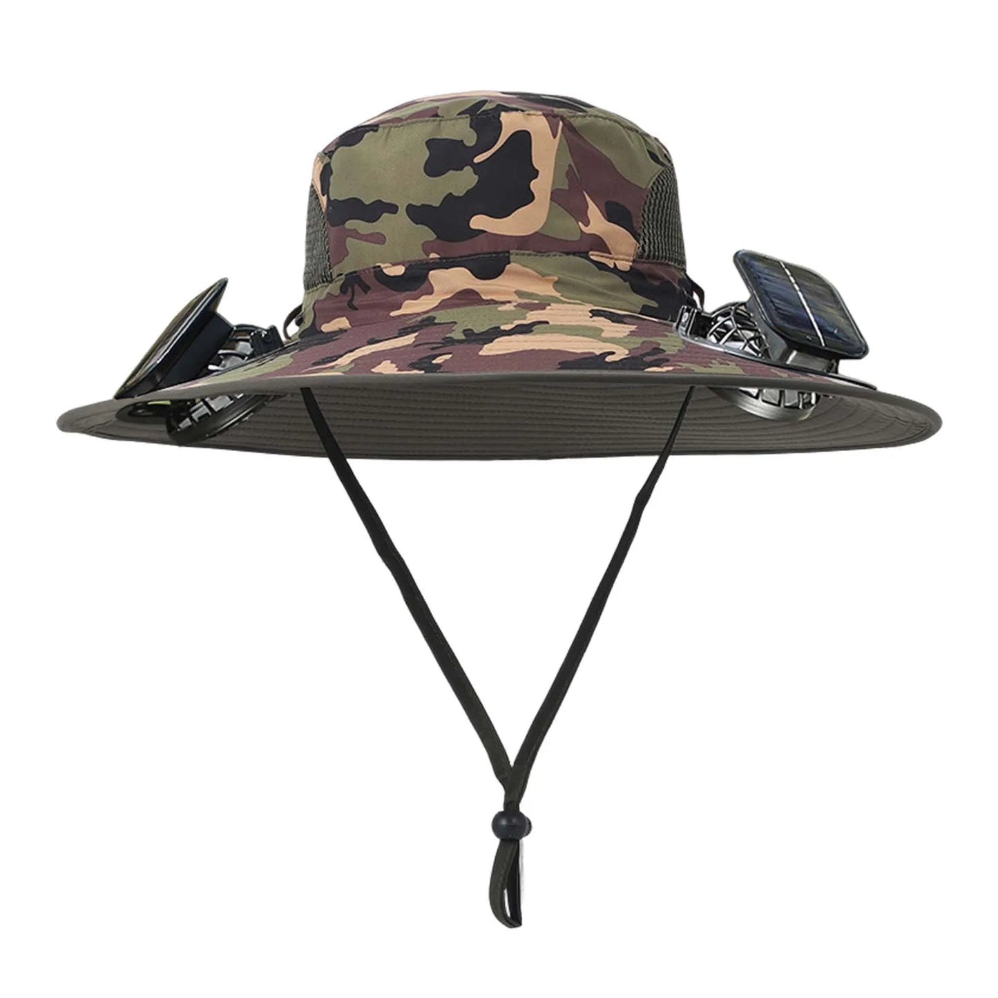Solar Fan Hat For Men Summer Outdoor Working Fishing Sunshade Fisherman Hat Mens Solar Usb Charging Powered Visors Wide Brim Hat