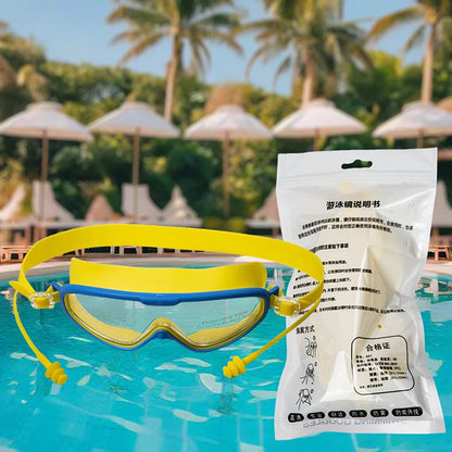 Anti-fog Waterproof Swimming Goggles Quality HD Swimming Equipment Large Frame Swimming Goggles Adult Children Swimming Goggles