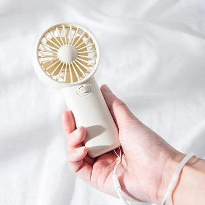 Protable Mini Fan Convenient Creative Small Fan Handheld Pocket Hand-held Fan Lightweight Adjustable Cute Small Fa