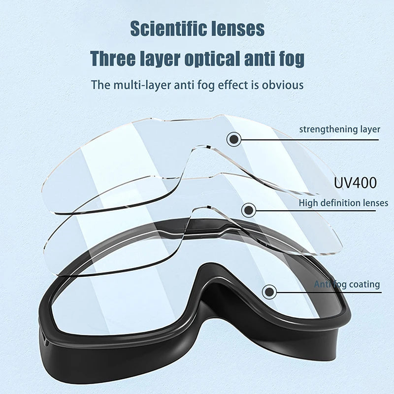 Anti-fog Waterproof Swimming Goggles Quality HD Swimming Equipment Large Frame Swimming Goggles Adult Children Swimming Goggles