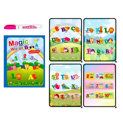 Drawing Coloring Books for Kids Magic Water Book with Pen 2 To 4 Years Old Children Learning  Education Toy Baby Montessori Toys