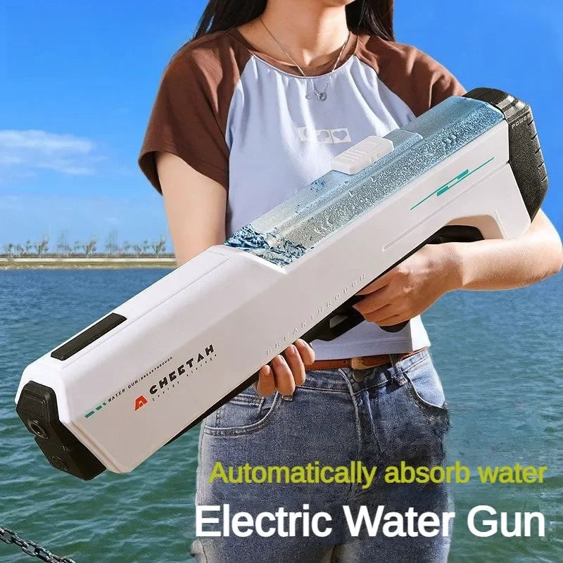 Automatic Water High Pressure Electric Water Gun Toys for Kids Summer Outdoor Pool Fight Games Children Water Toys Gift