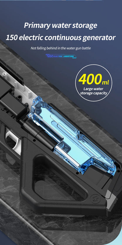 Automatic Water High Pressure Electric Water Gun Toys for Kids Summer Outdoor Pool Fight Games Children Water Toys Gift