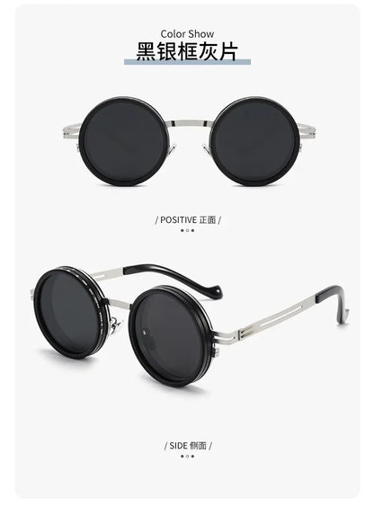New Summer Manual ND9 Gear Rotating Adjustable Brightness Sunglasses Polarized Sun Protection and UV400 Protection Sunglasses