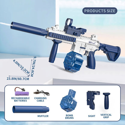 M416 Water Gun Fully Automatic Shooting Toy Summer M416 Water Gun Battle Beach Outdoor Entertainment Children's and Adult Toys