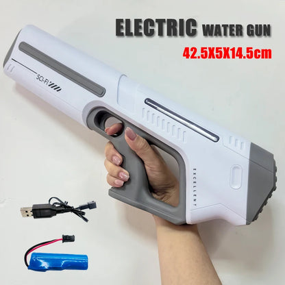 Automatic Water High Pressure Electric Water Gun Toys for Kids Summer Outdoor Pool Fight Games Children Water Toys Gift