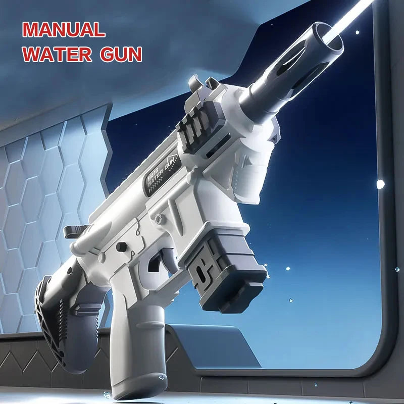 M416 Water Gun Fully Automatic Shooting Toy Summer M416 Water Gun Battle Beach Outdoor Entertainment Children's and Adult Toys